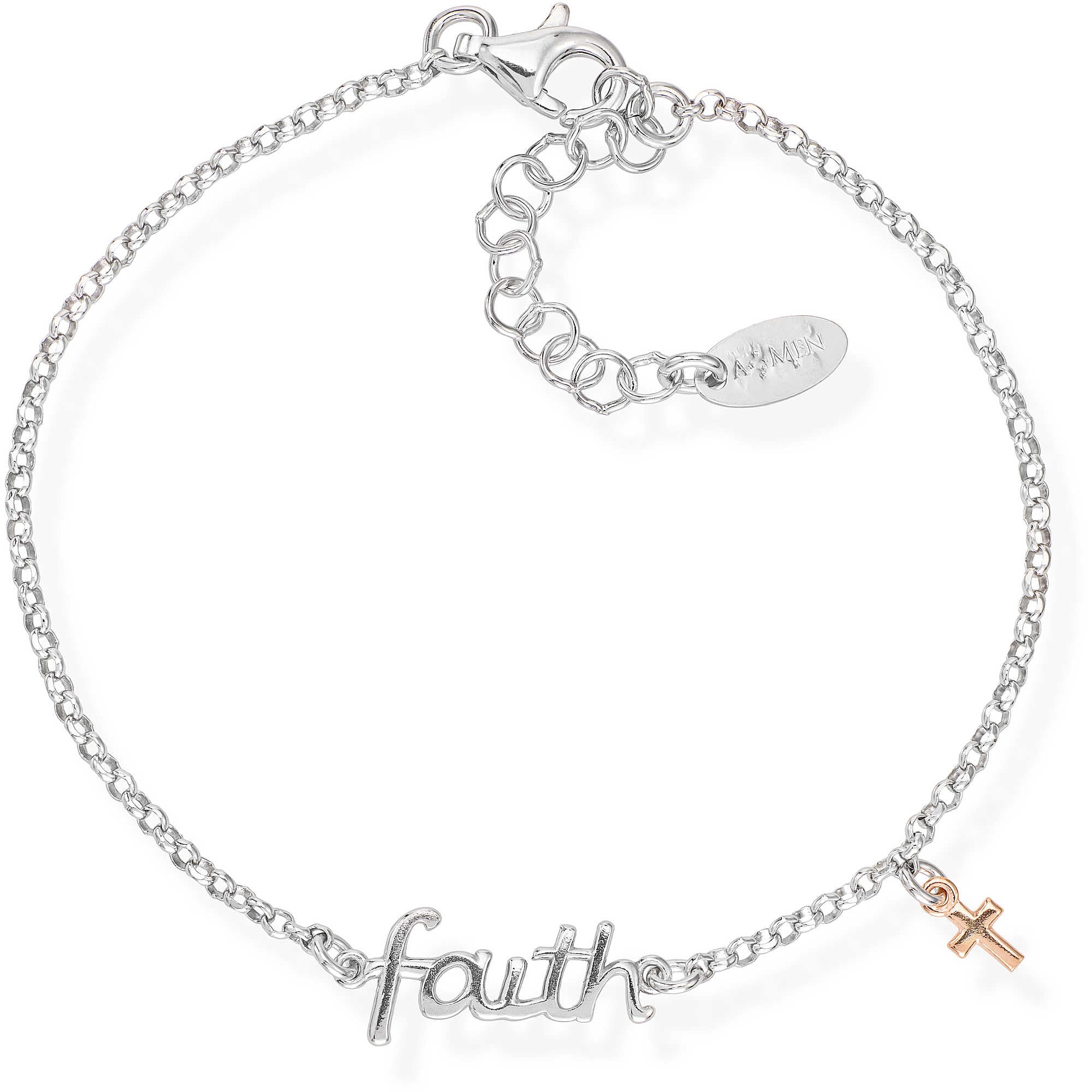 bracciale donna gioielli Amen faith BRFAIBR
