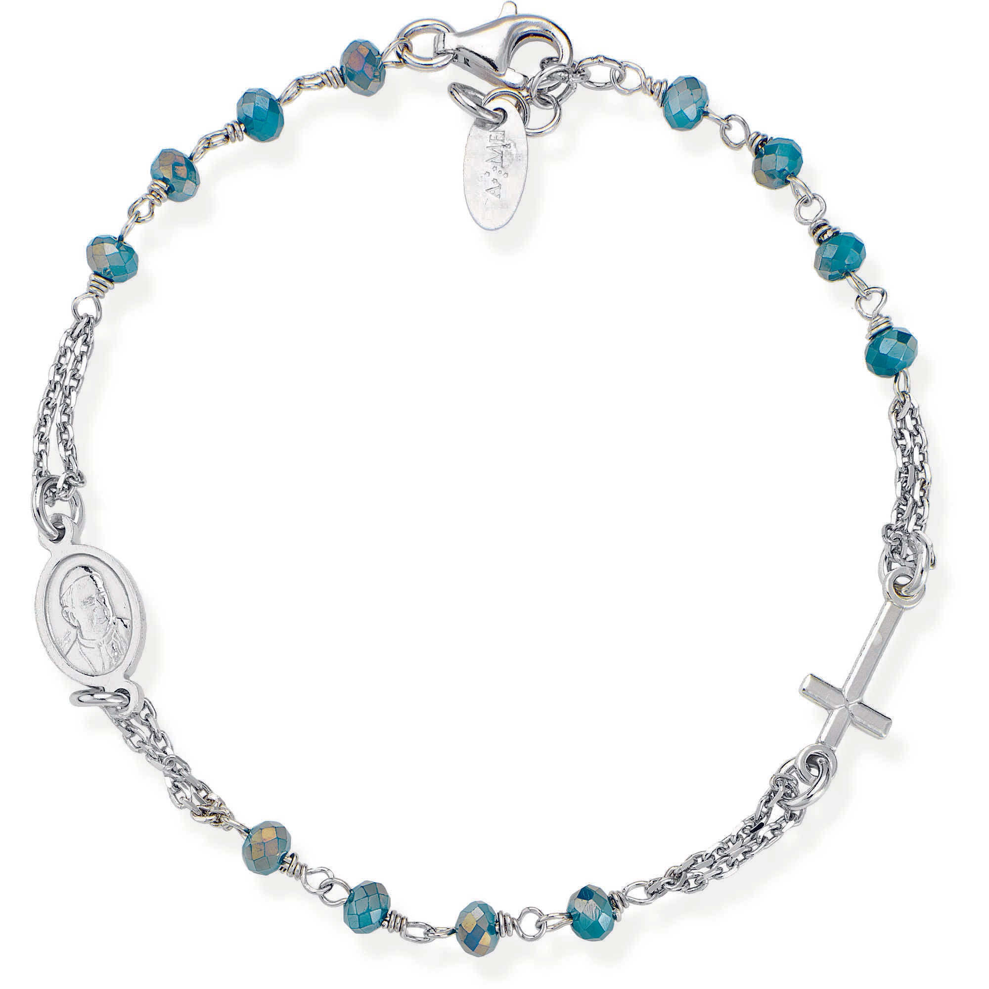 bracciale donna gioielli Amen Rosari BROBP3