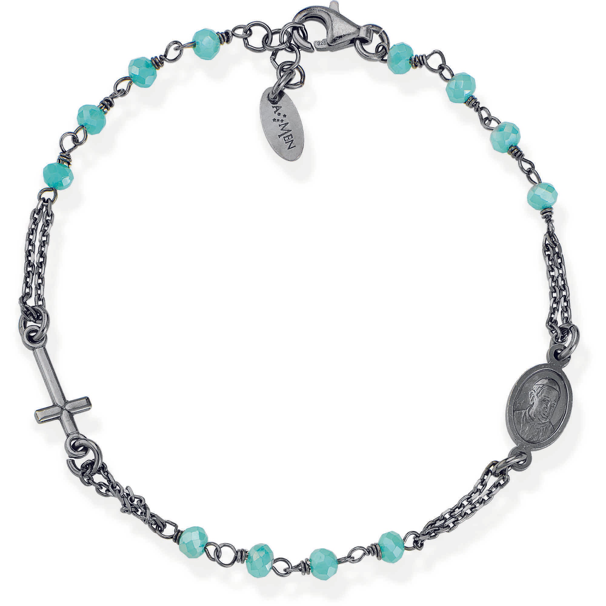 bracciale donna gioielli Amen Rosari BRONT3