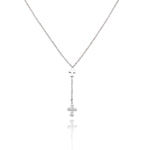 Collana Amen  Croce AG925 rodiato e zirconi CL2CZB