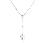 Collana Amen  Croci Rodio CLCRB4