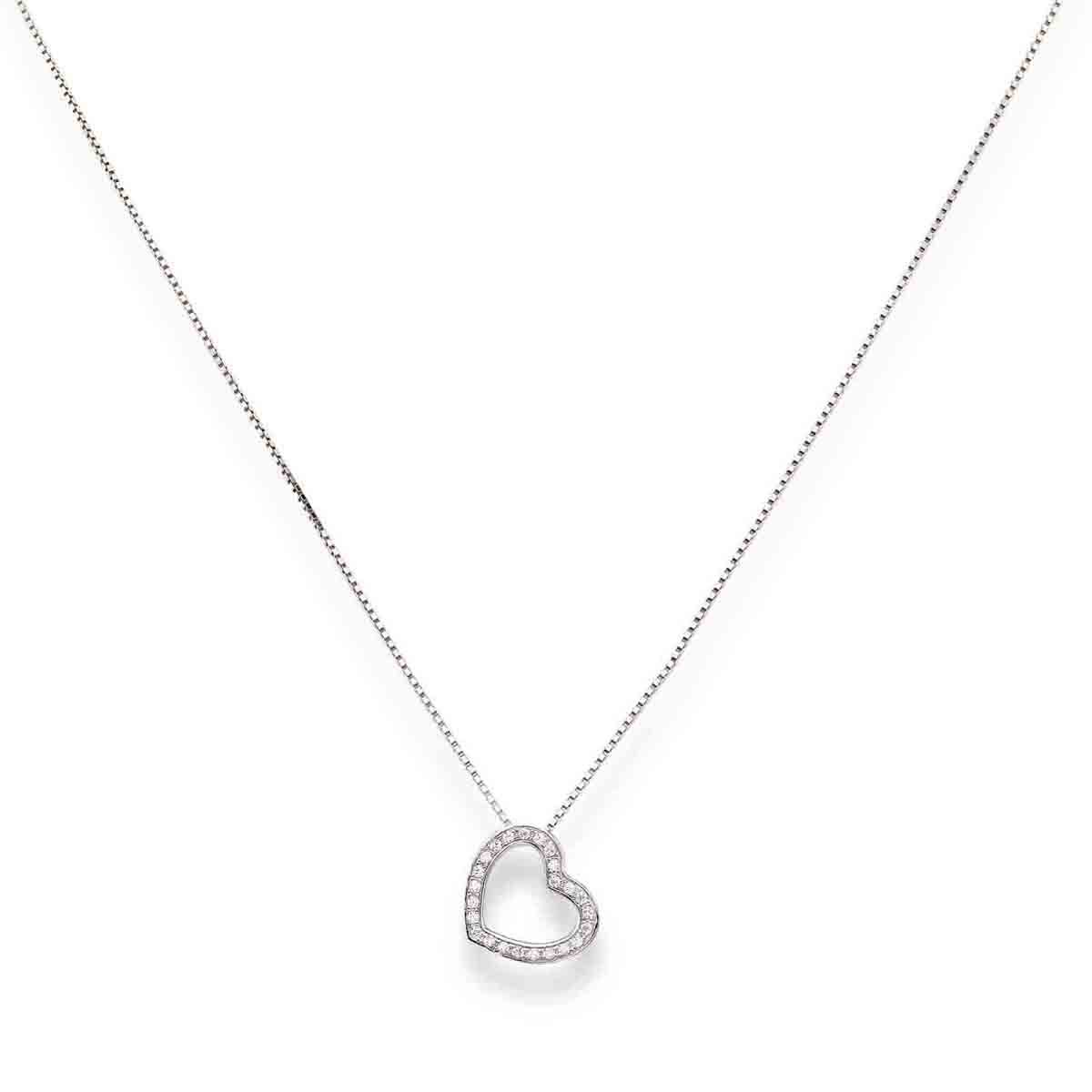 Collana Cuore Amen CLHE2