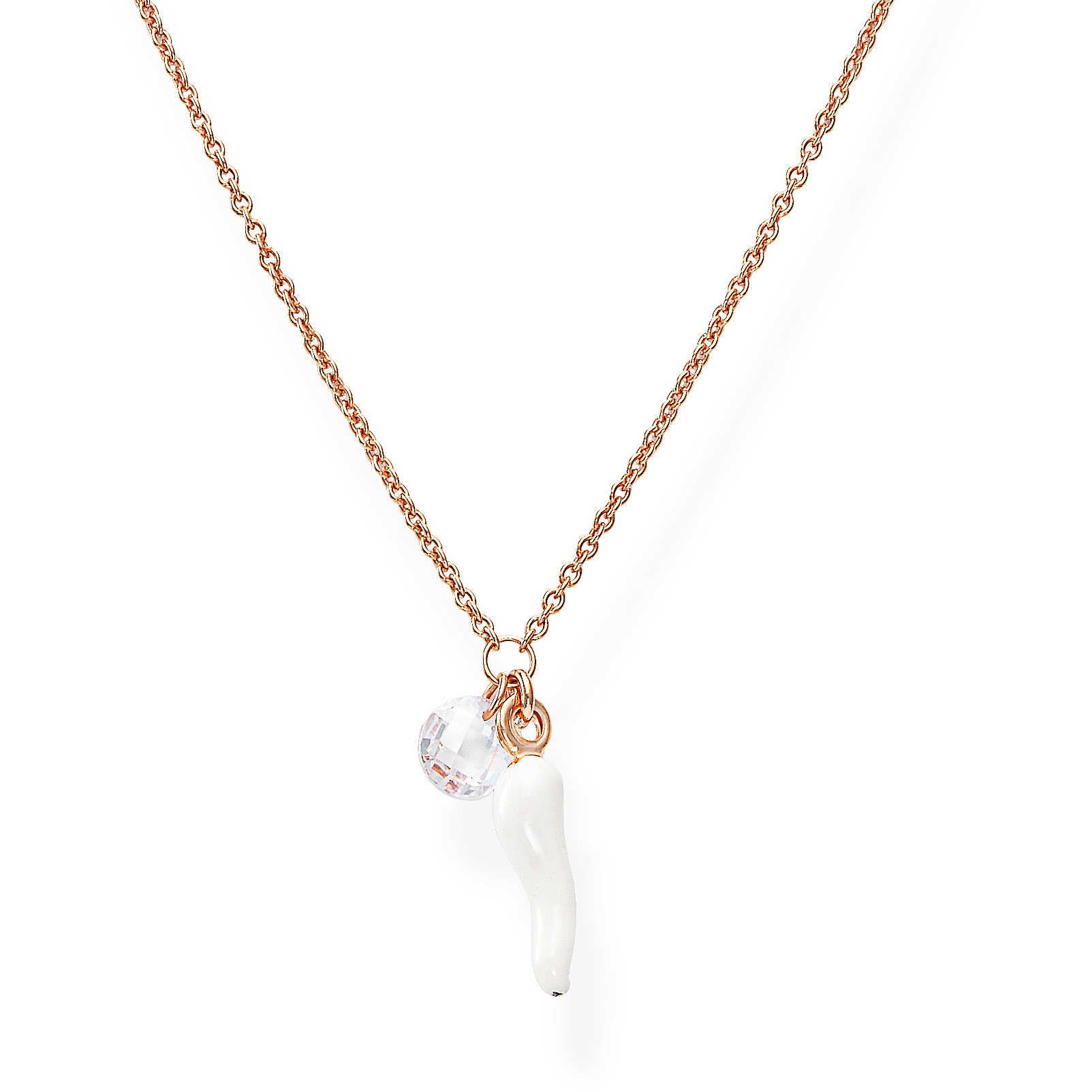 collana donna gioielli Amen Cornetti CLCORB