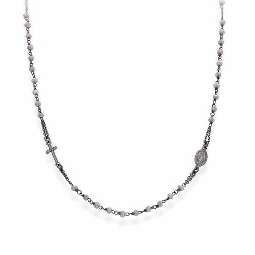 Collana Amen Rosario girocollo Cristalli CRONF3