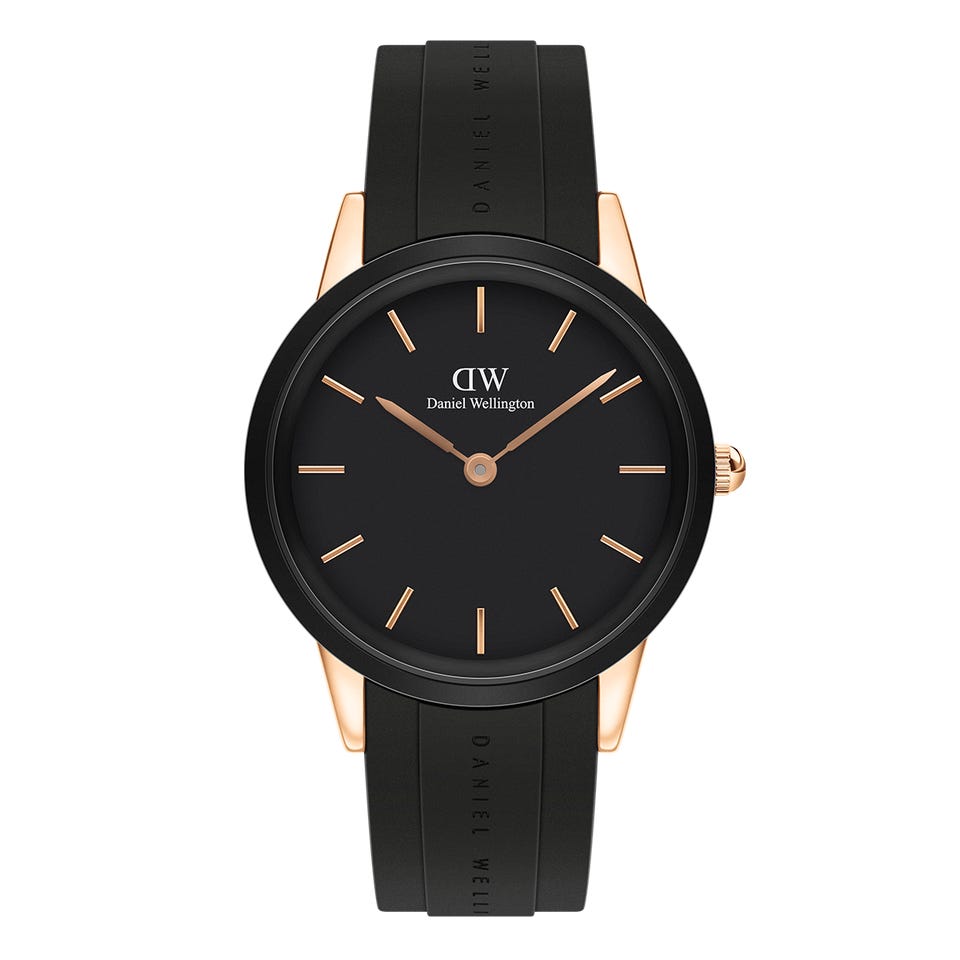 OROLOGIO DANIEL WELLINGTON ICONIC MOTION IN SILICONE NERO 40MM DW00100425